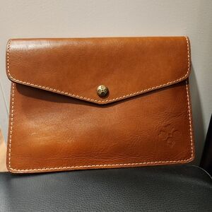Patricia Nash Brown Leather Clutch Purse Wallet